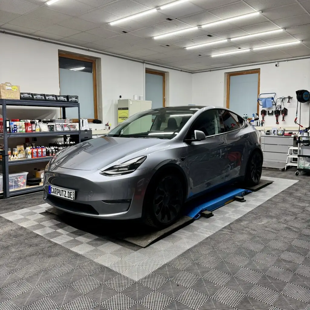keramikpflege tesla modely